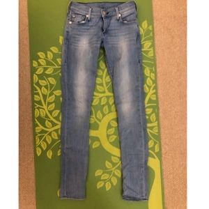 True religion light wash jeans size 24